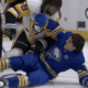 Pittsburgh Penguins Kris Letang punch on Peyton Krebs
